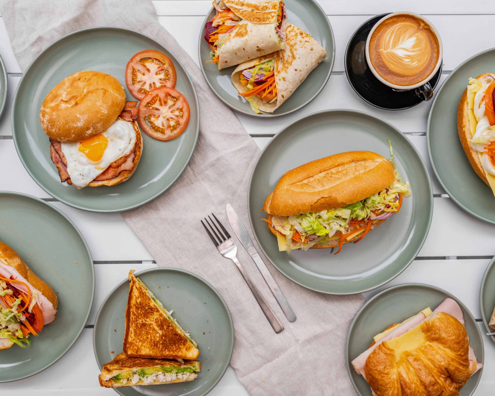 The morning spread